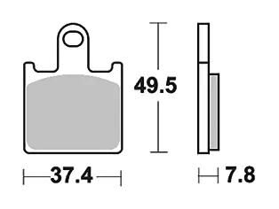 Trw bremsbelag mcb 789 brake pads carbon mcb 789 crq