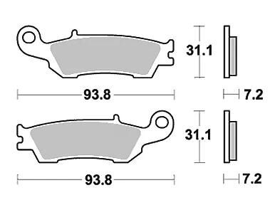 Trw bremsbelag mcb 791 brake pads sinter mcb791 rsi offr.racing