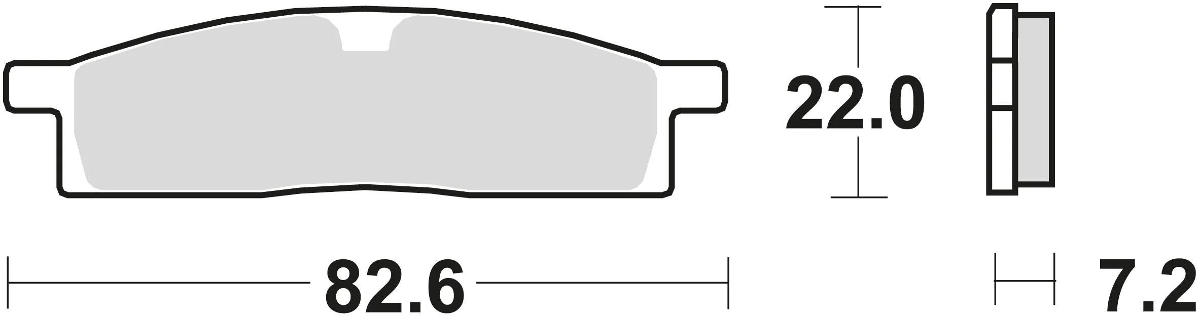 Trw bremsbelag mcb 558 brake pads sinter mcb 558 si