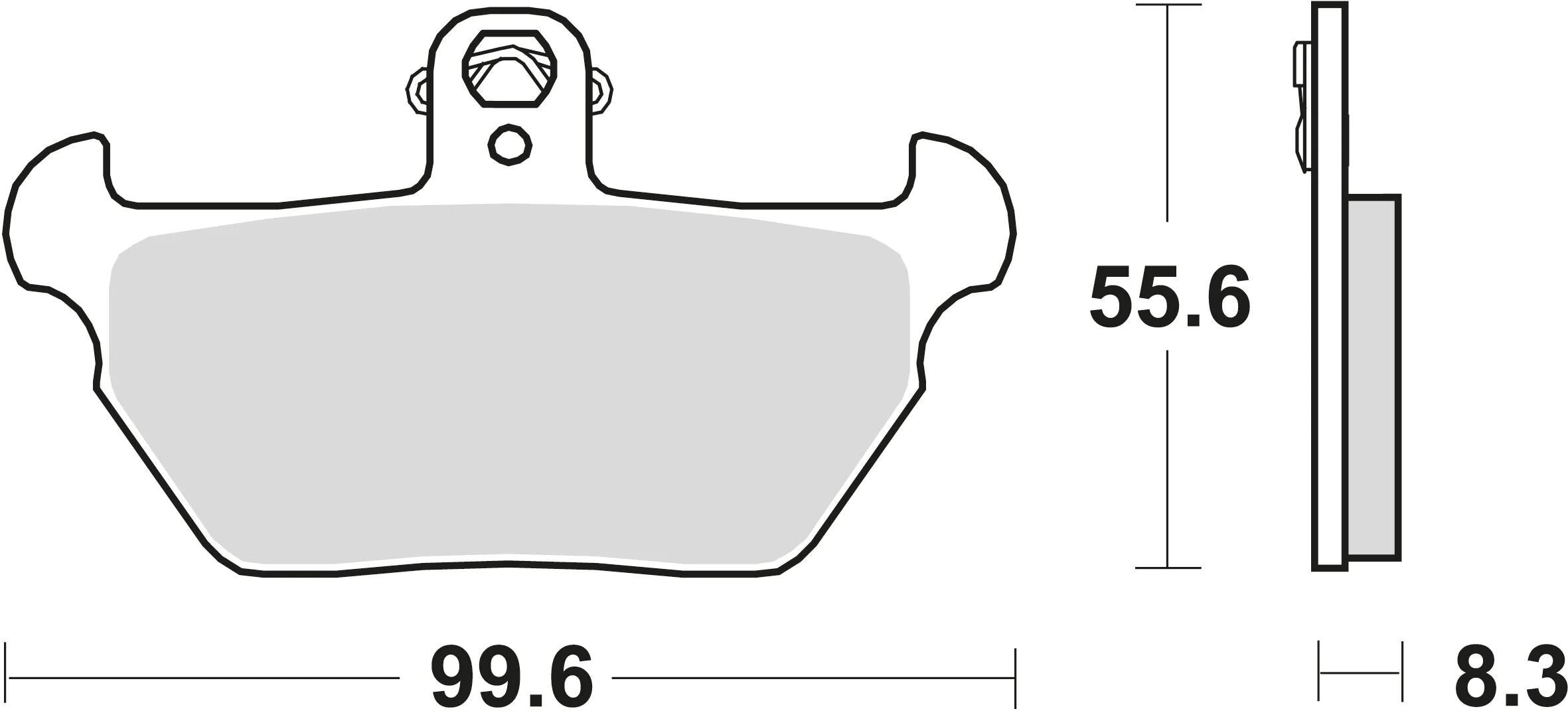 Trw bremsbelag mcb 621 brake pads sinter mcb 621 sv