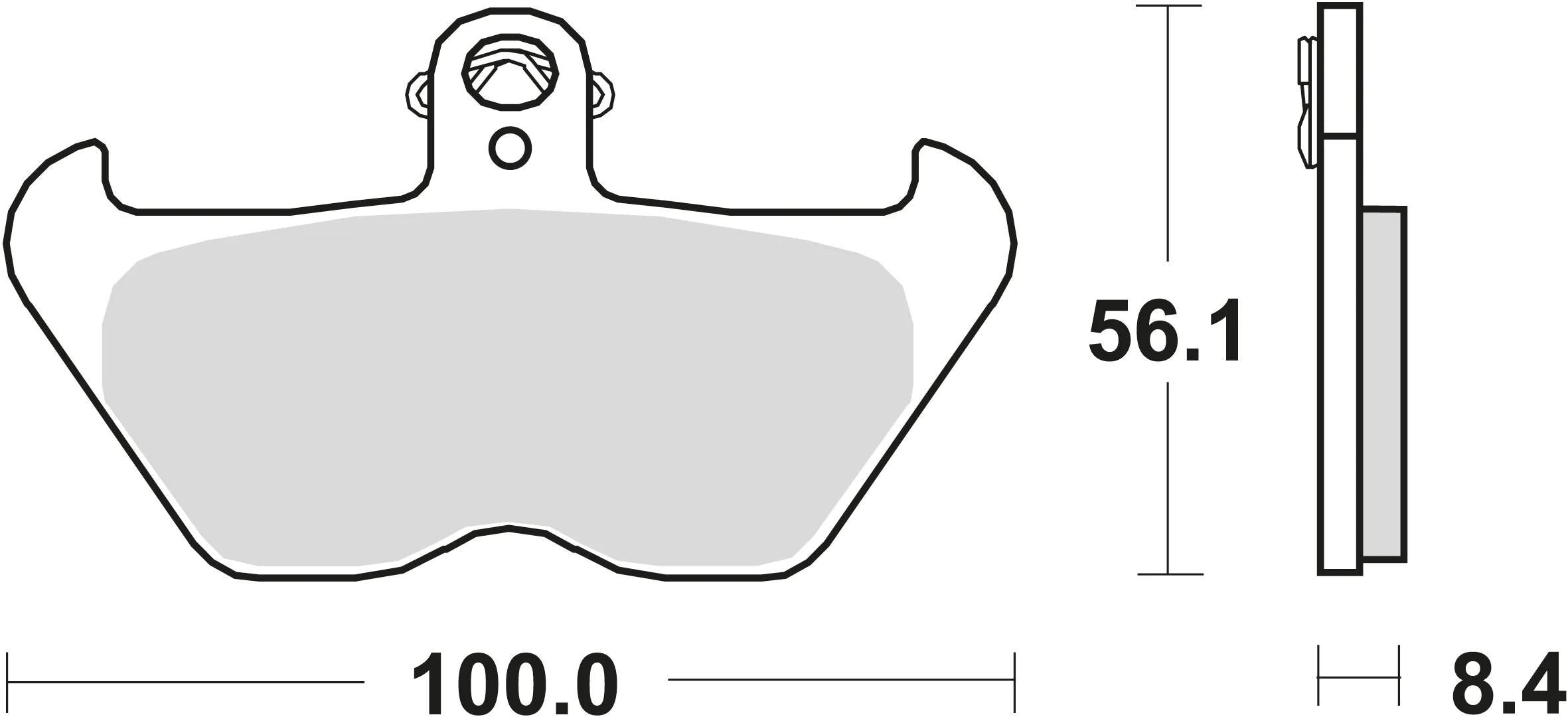 Trw bremsbelag mcb 680 brake pads sinter mcb 680 sv