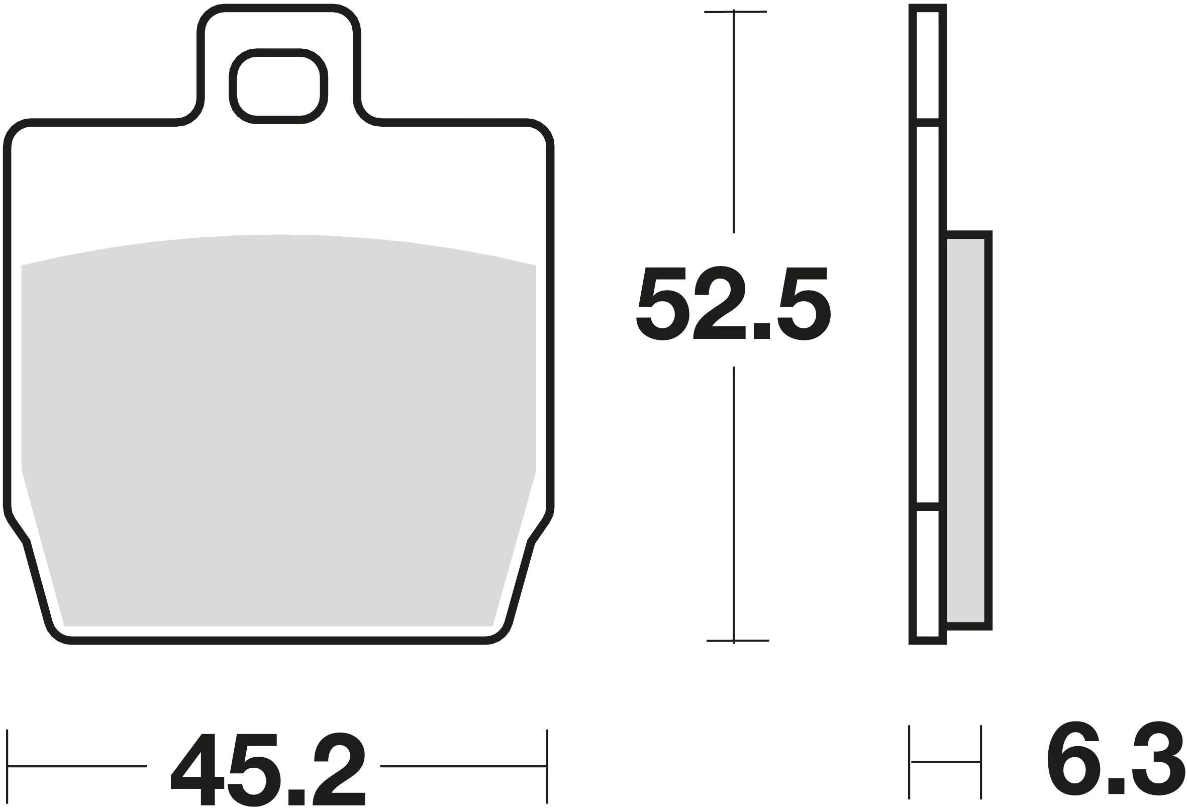 Trw bremsbelag mcb 701 brake pads organ. mcb 701