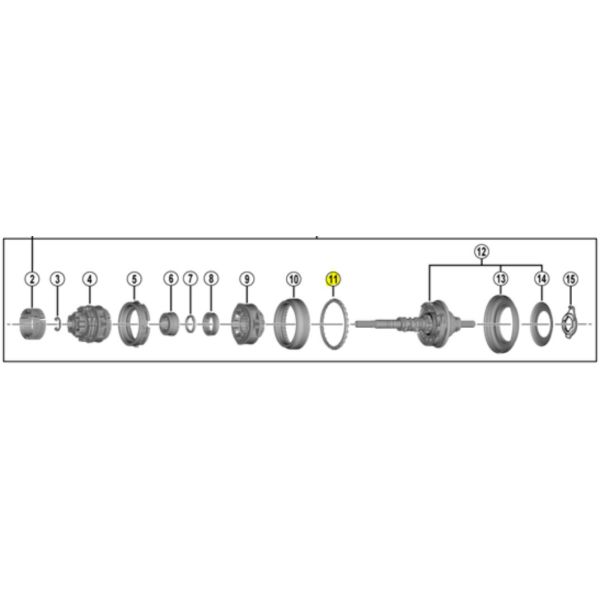 Shimano nexus 7 kogelring groot y3ev98220