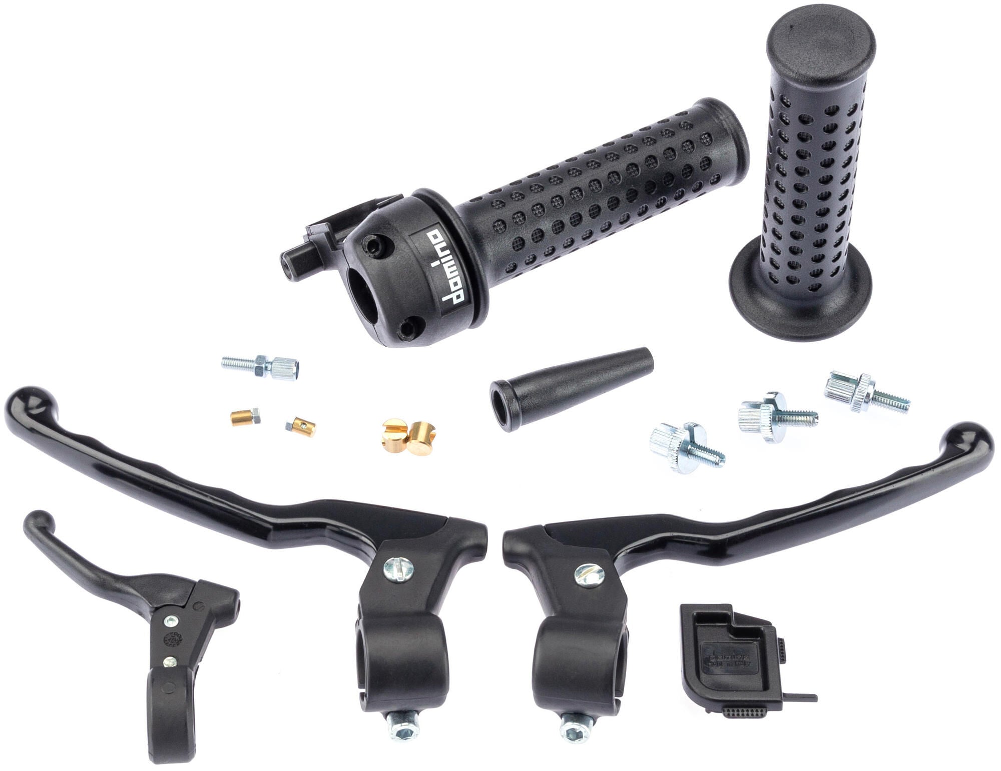 Domino armatuur classic handle set classic gas, choke, brake grips