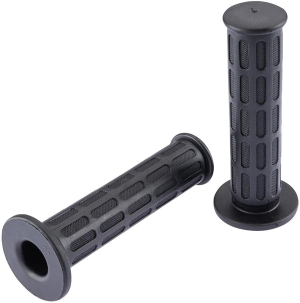 Domino rubber handvat honda style rubber grip 1082 bw 134mm closed