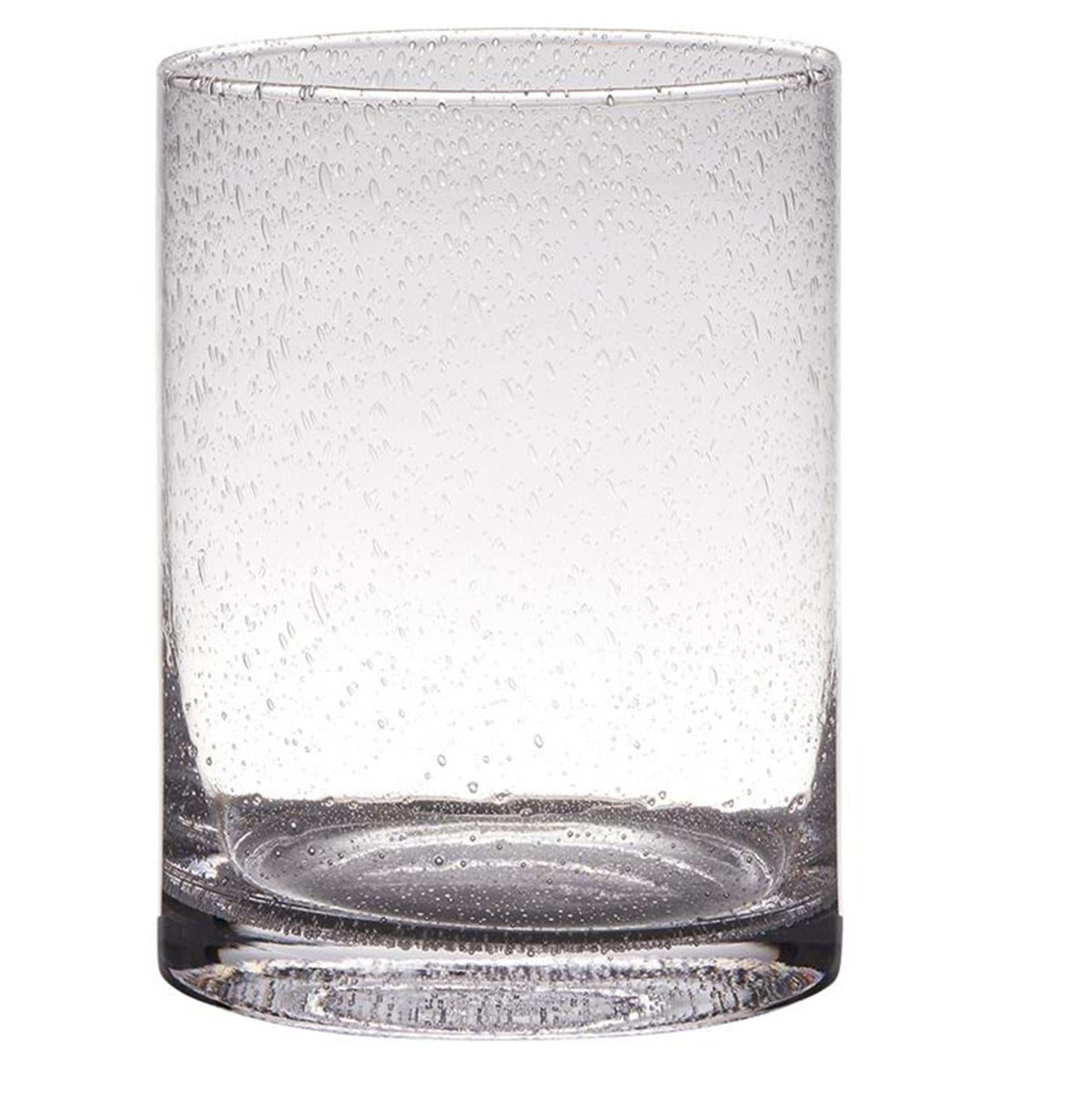 Hakbijl glass cilindervaas windlicht archer soda bubbles glas ø15xh20cm