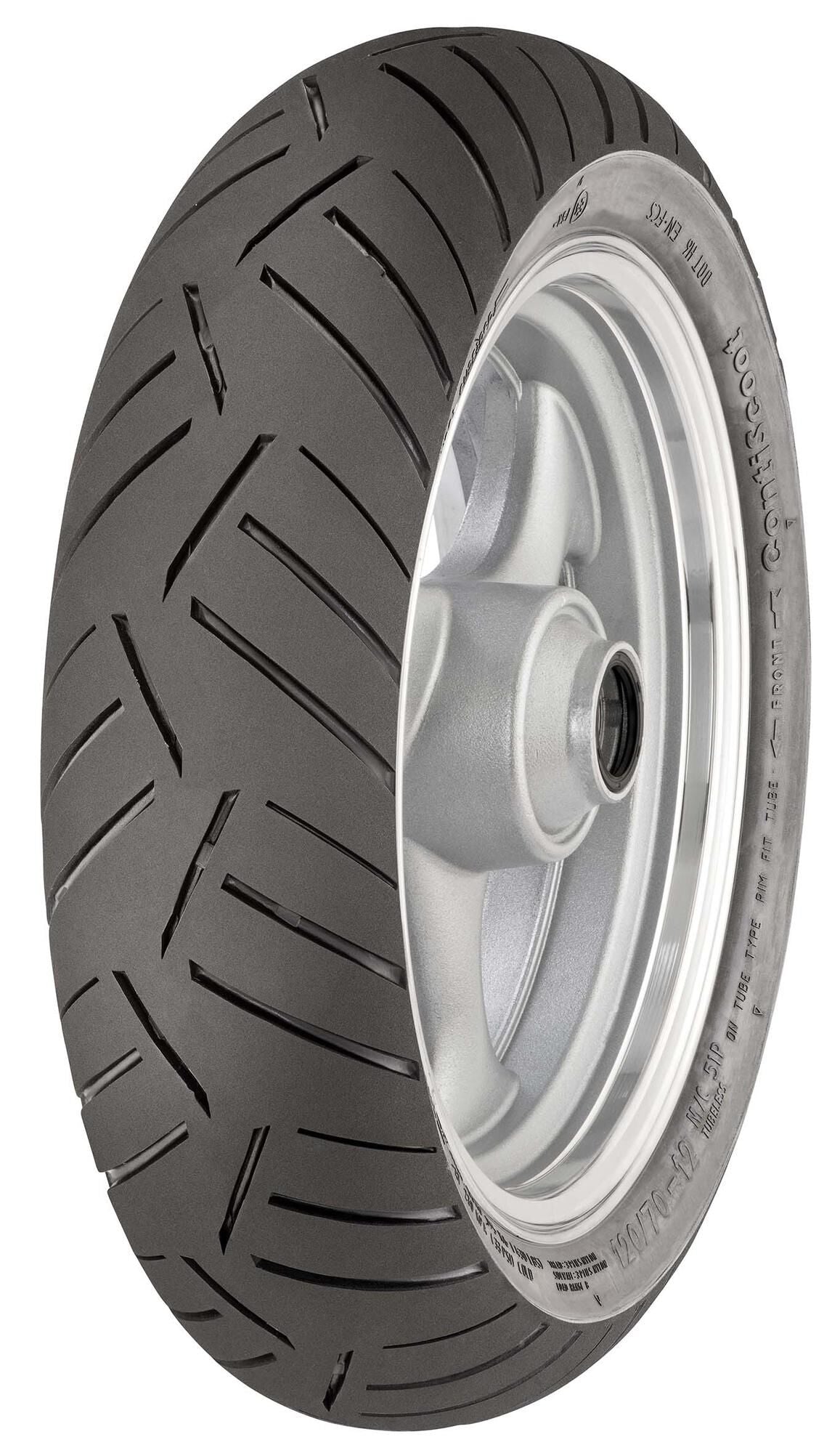 Continental buitenband contiscoot tyre conti contiscot 120 80-14 58s tl fr.