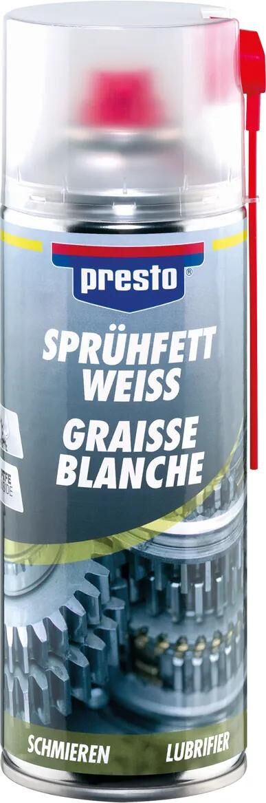 Presto sprühfett spray grease white 400 ml