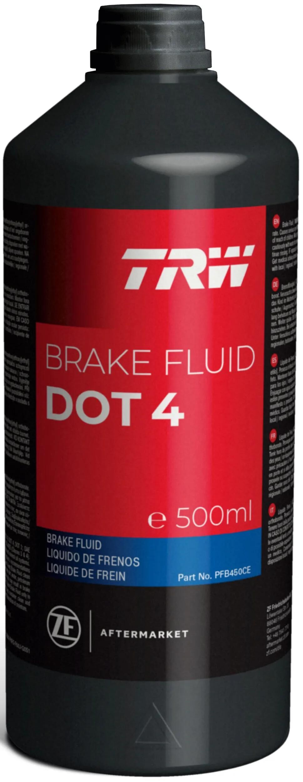 Trw bremsflüssigkeit dot 4 brake fluid. dot4 500 ml