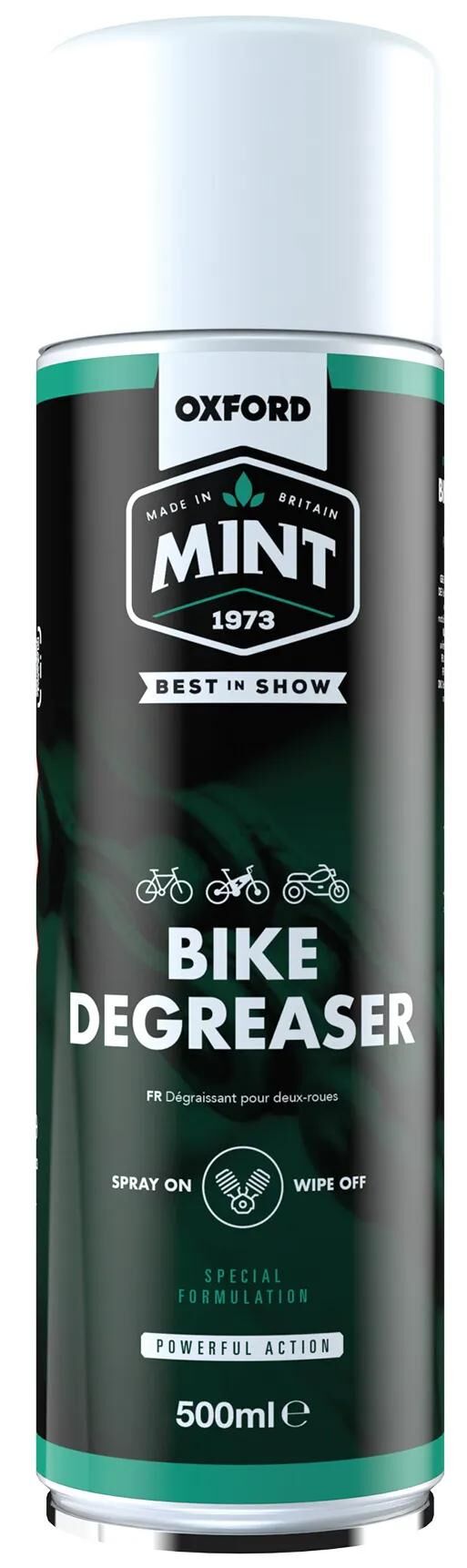 Mint ontvetter oxford bike degreaser bike degreaser oxford 500 ml