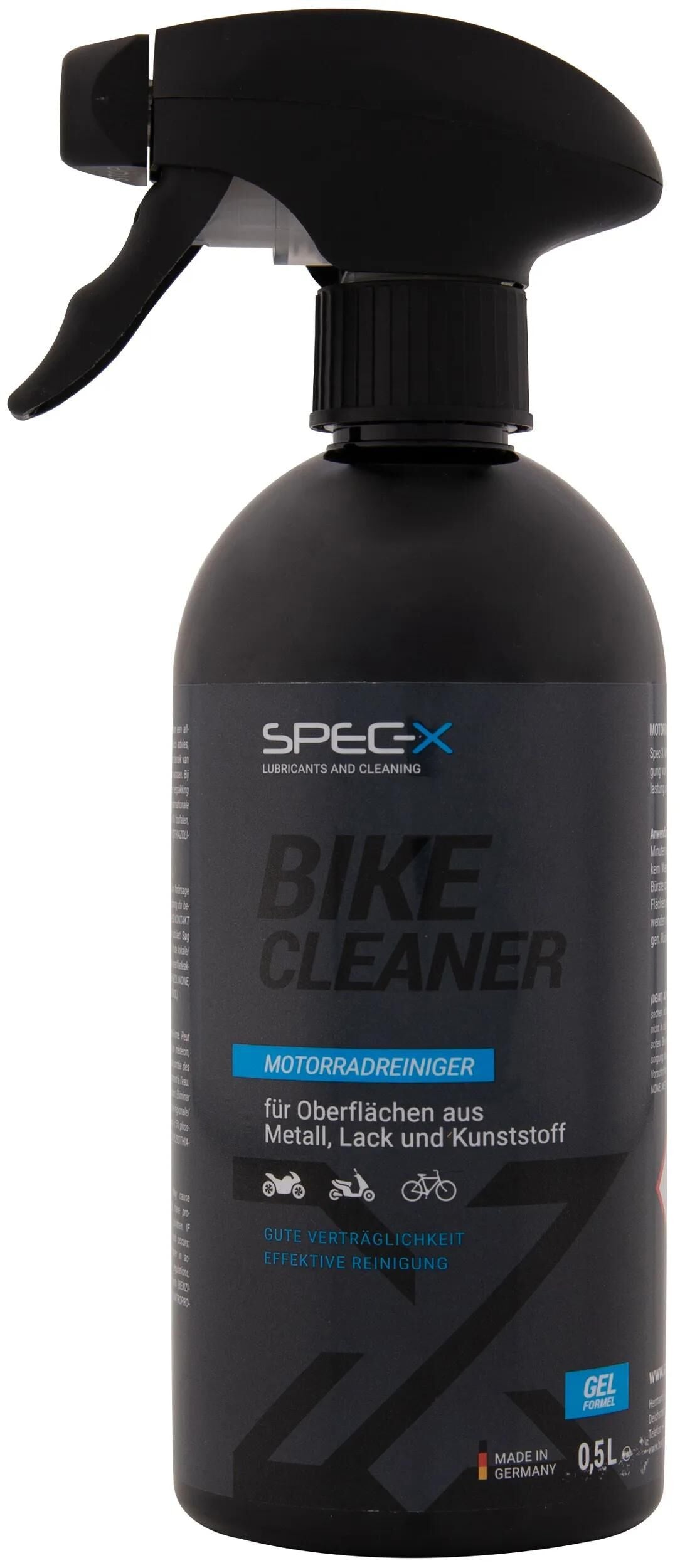 Spec-x motorradreiniger motorcycle cleaner gel 500ml