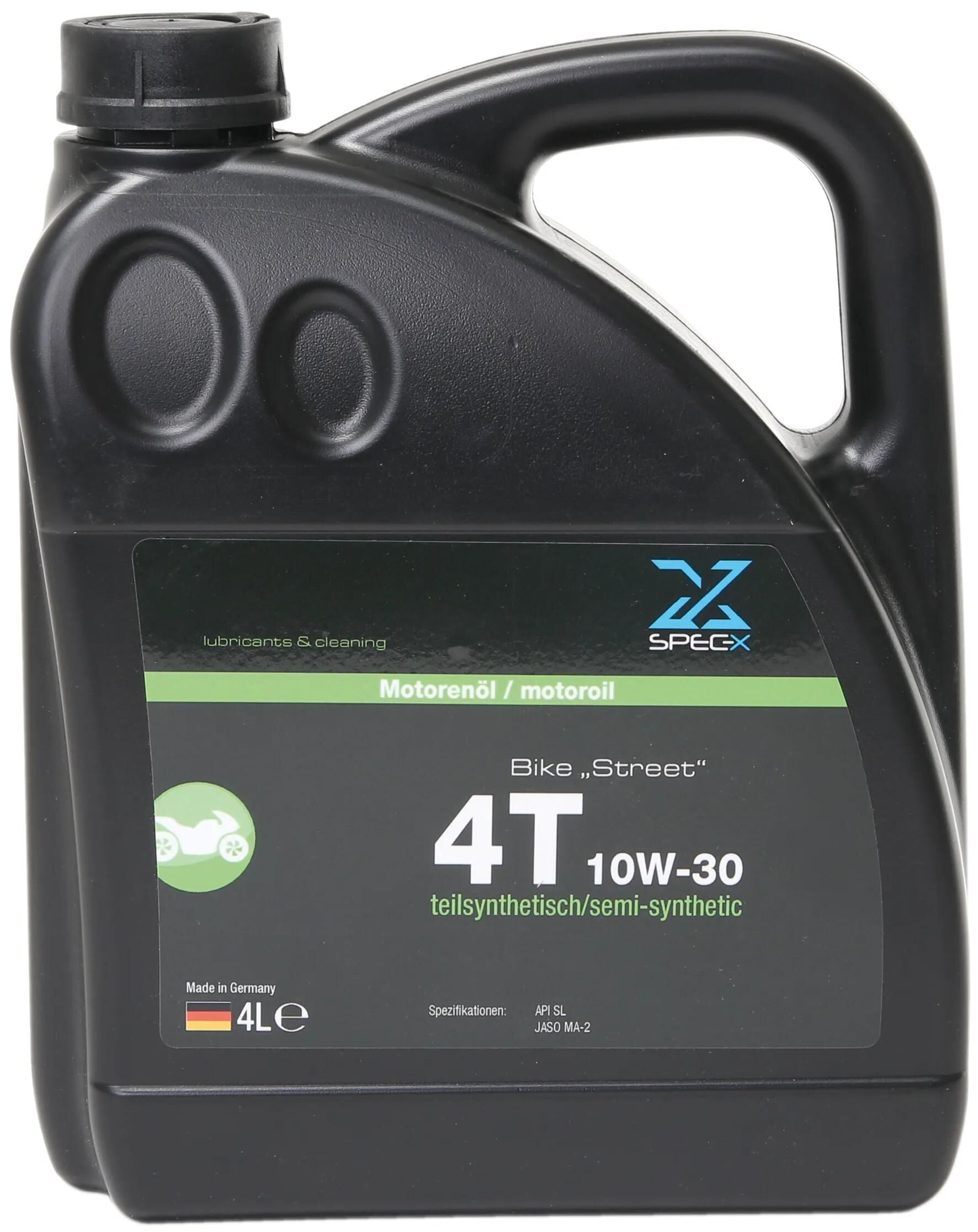Spec-x motoröl bike 4t street motor oil 4t 10w-30 stre 4l bike