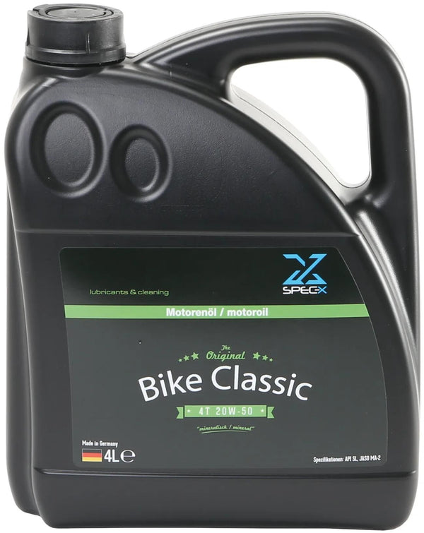 Spec-x motorolie bike 4t classic motor oil 4t 20w-50 clas 4l bike
