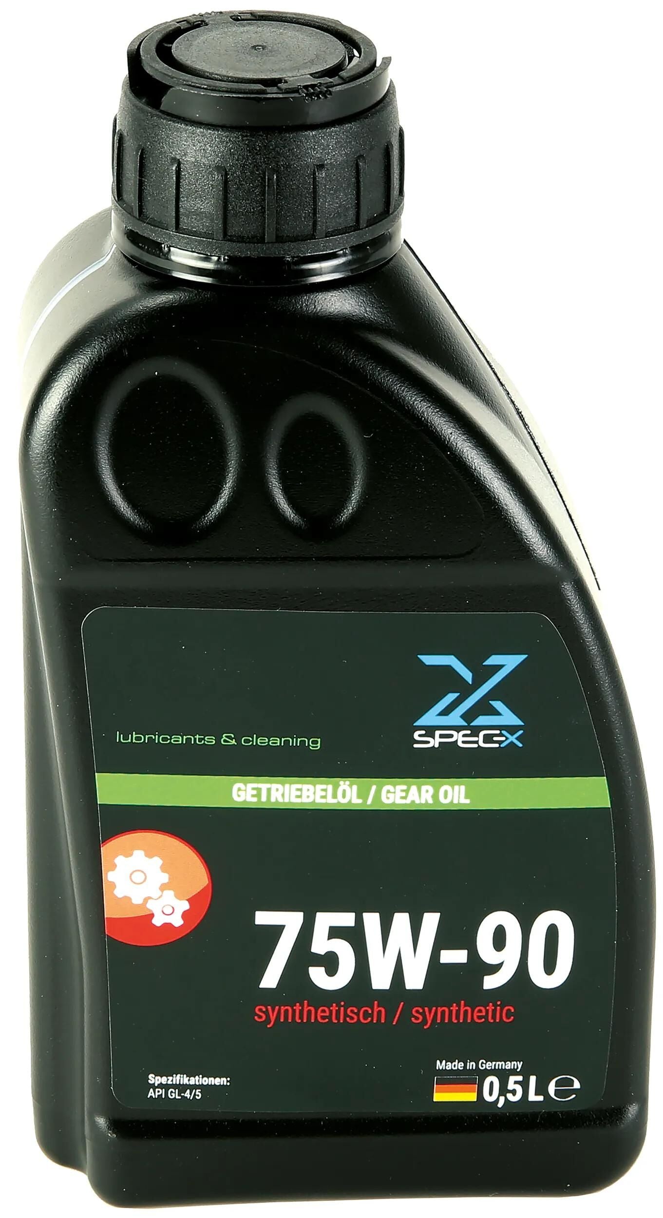 Spec-x getriebeöl 75w-90 gear oil 75w-90 0.5l