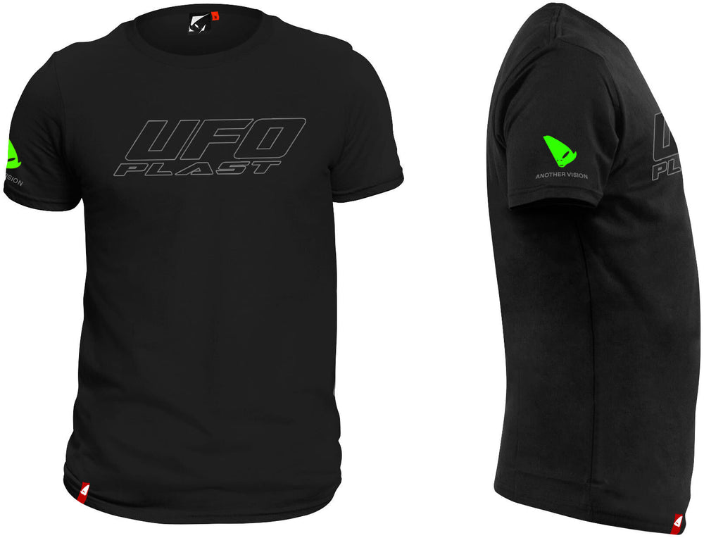 Ufo plast t-shirt leisure shirt ufo black gr. xl