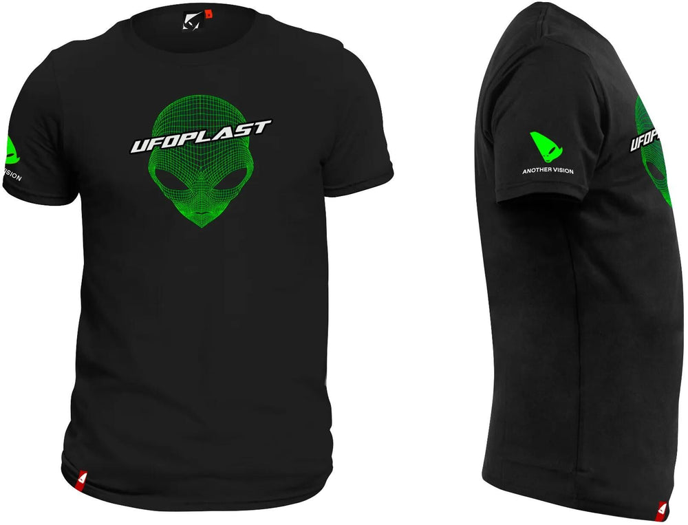 Ufo plast t-shirt leisure shirt ufo black gr. xl