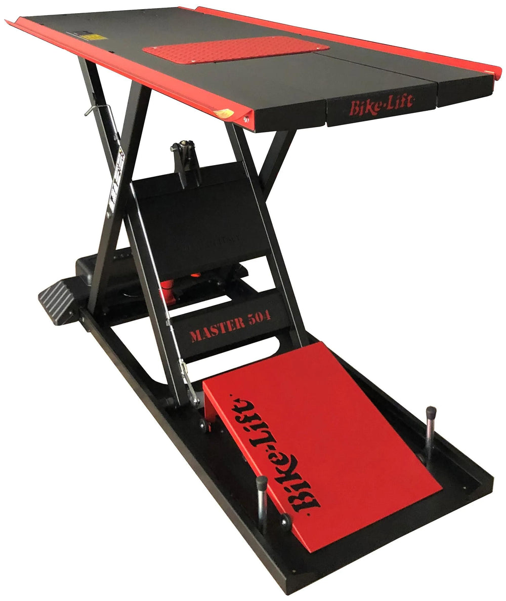 Bike-lift hefbrug master 504 gate retract lifting platform bike-lif master 504 gate retract