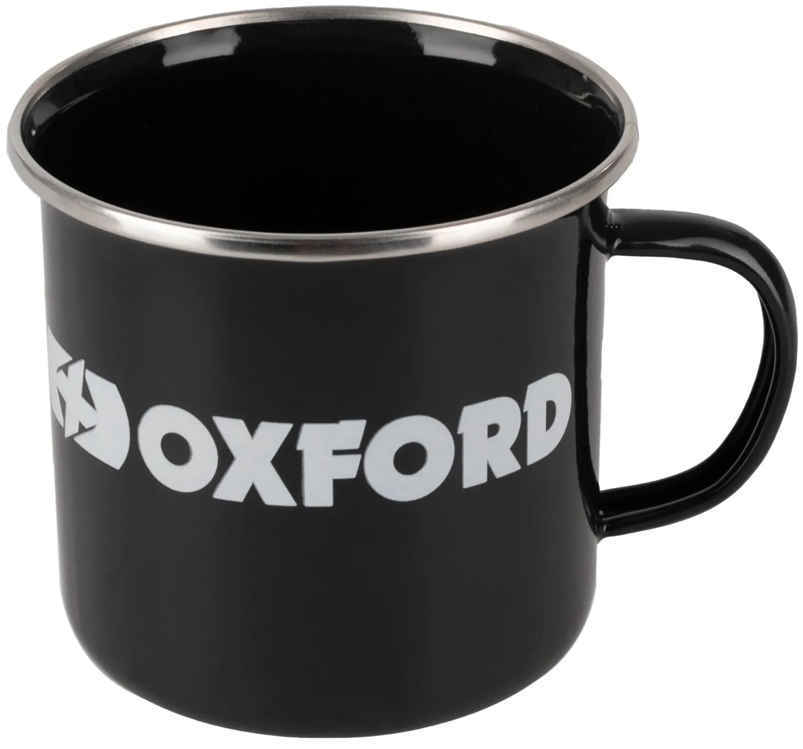 Oxford geschirr camping mug black logo