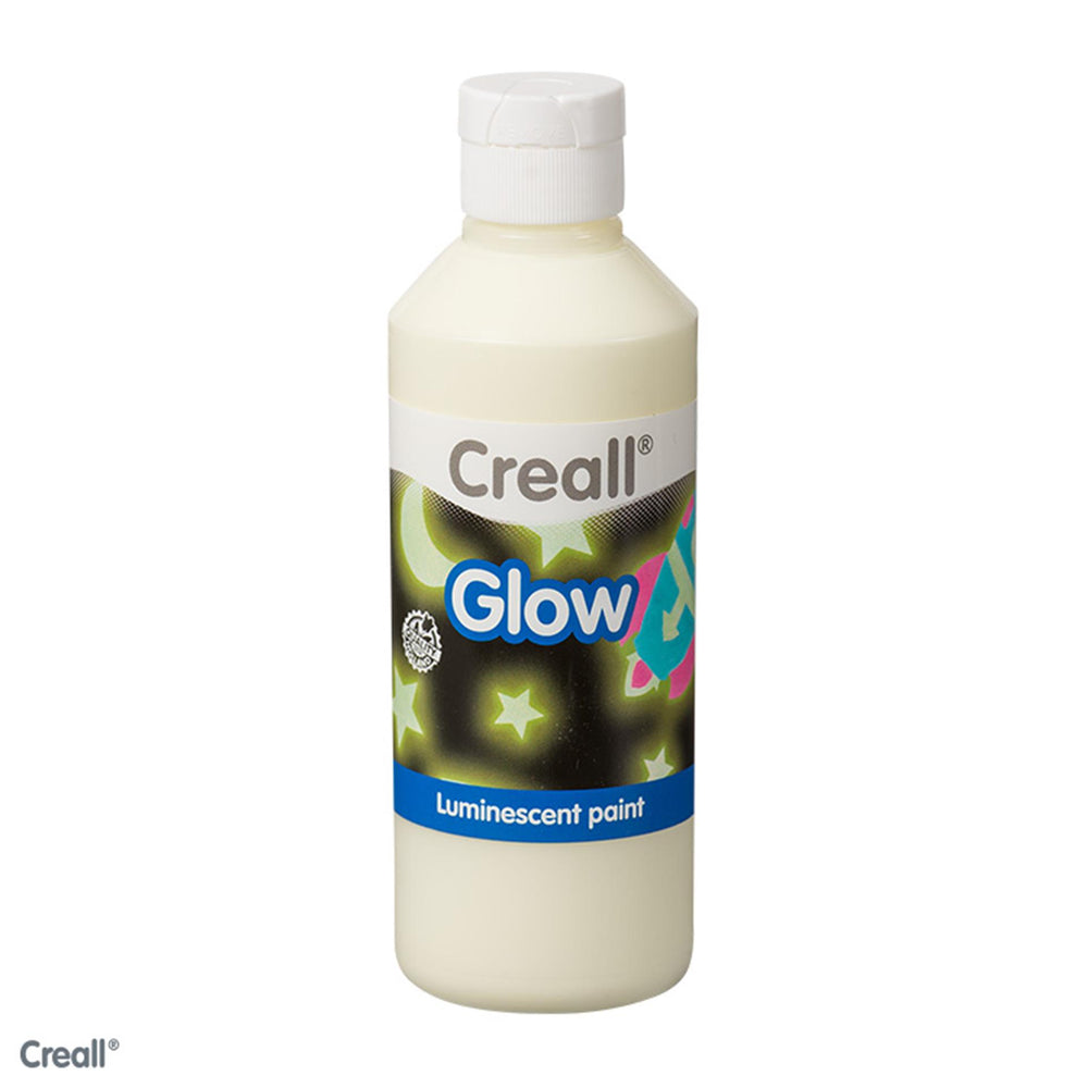 Creall glow in the dark verf groen-geel 250ml