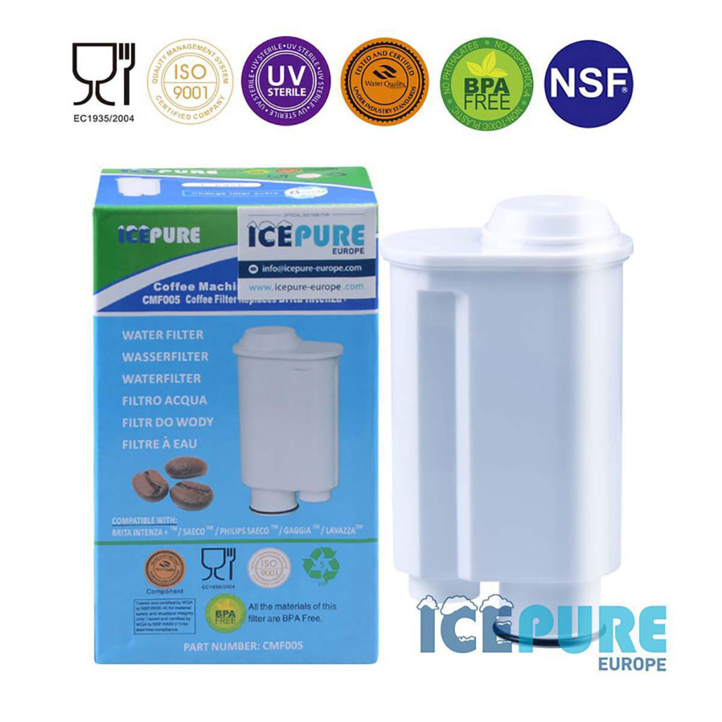 Icepure cmf005 waterfilter koffiezetapparaat vervangen door Saeco, Philips