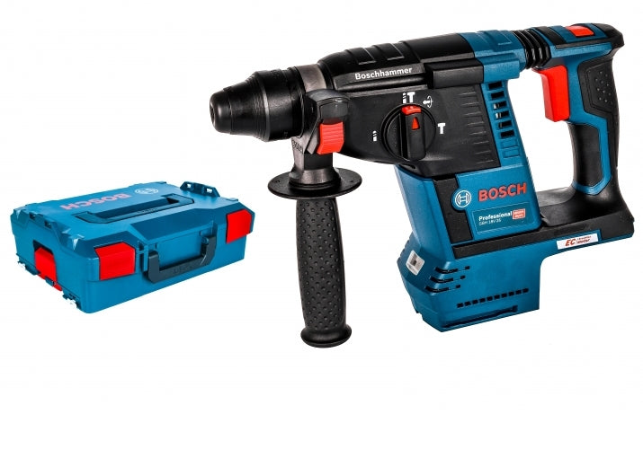 Bosch blauw gbh 18v-26 accu boorhamer 2.6j | solo zonder accu's en lader in l-boxx - 0611909001