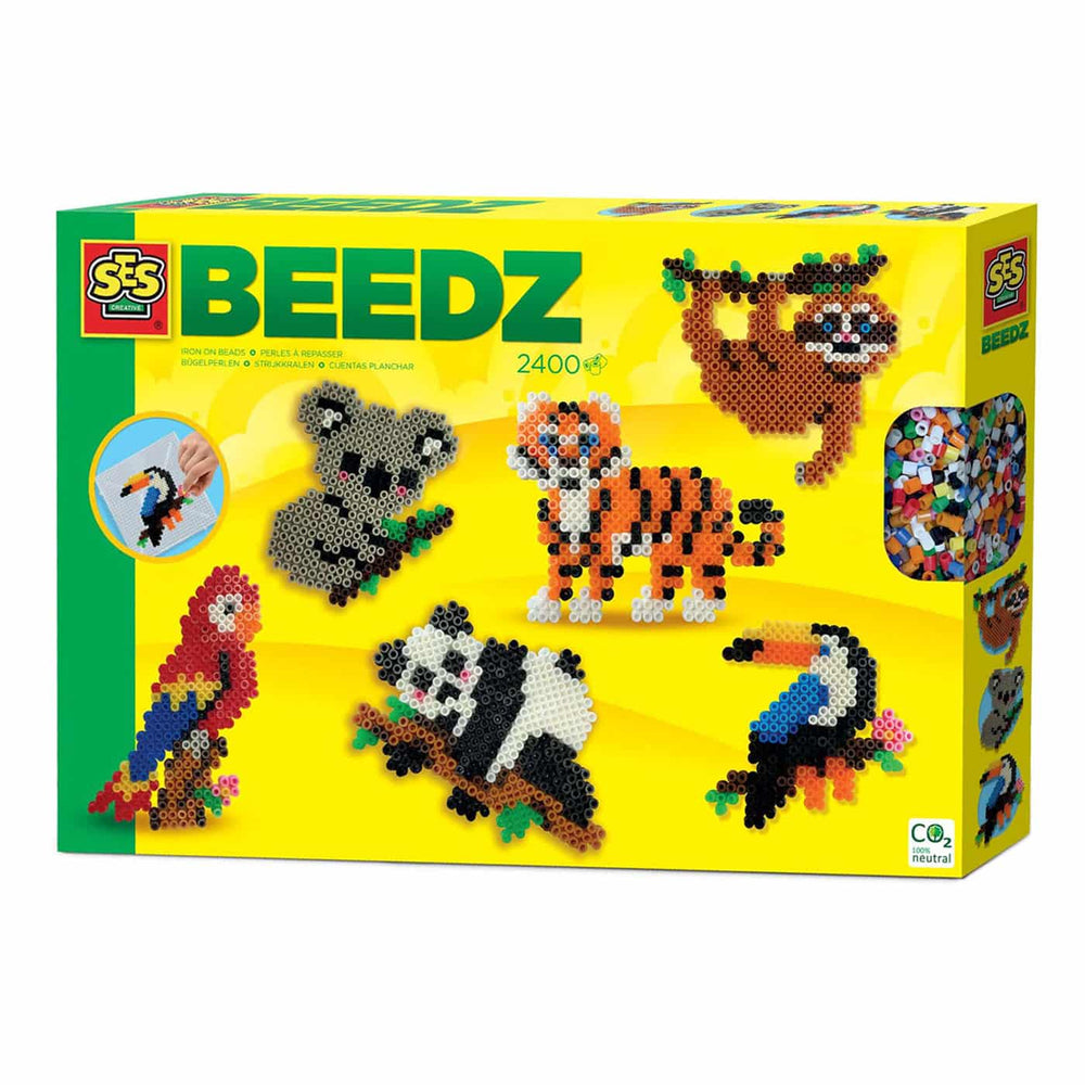 Ses beedz - strijkkralen jungledieren