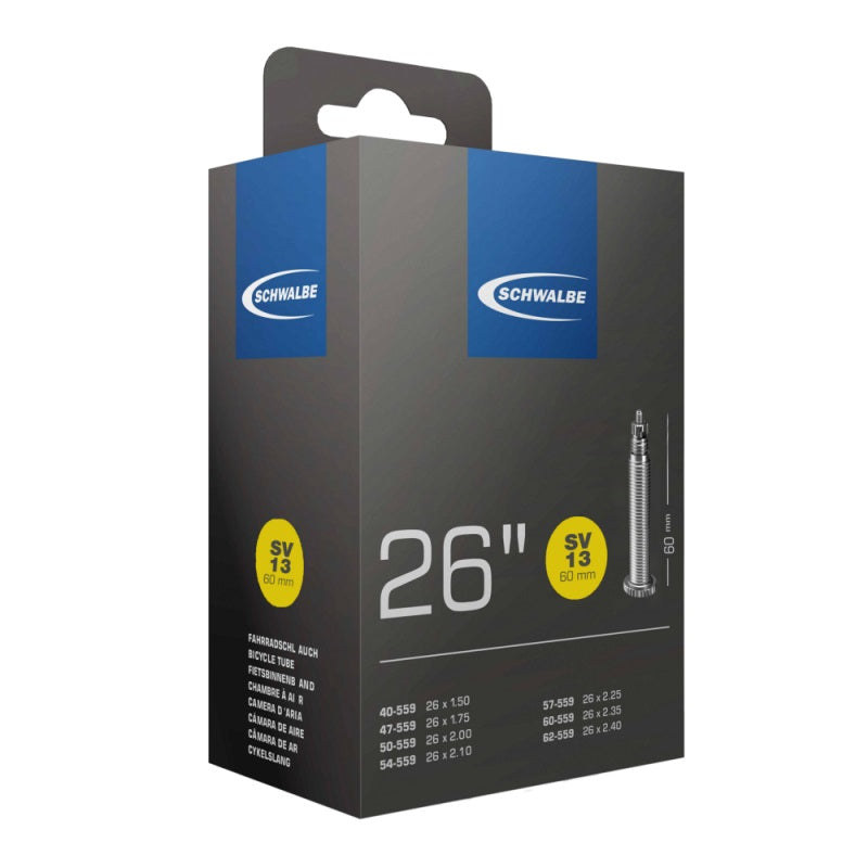 Chambre à air 40-62-559 Schwalbe SV13+ 26 - valve 60mm