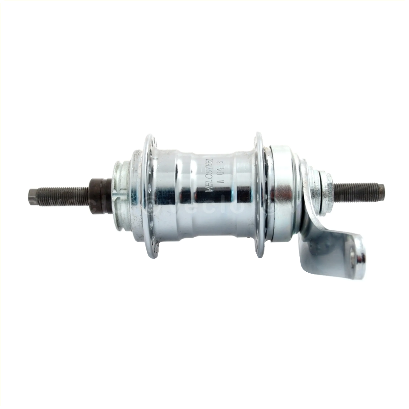 Favoriete achternaaf incl. 19t tandwiel, verbandbeugel en asmoeren 170mm. 36 gaat