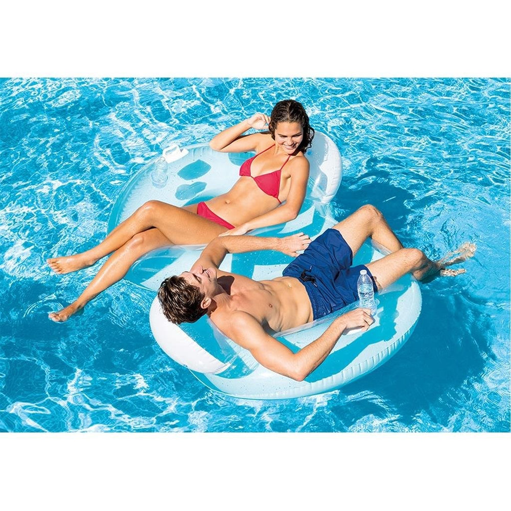 Intex 56800EU Dubbele Lounge Zwemband met Fleshouders 198x117 cm