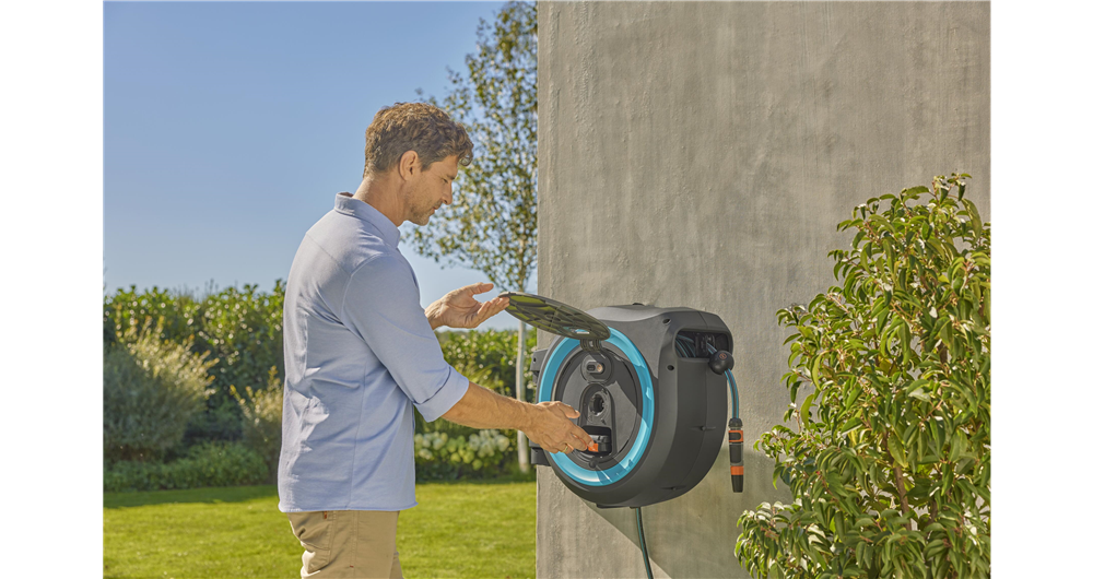 Gardena producten wandslangenbox powerroll xxl p4a set