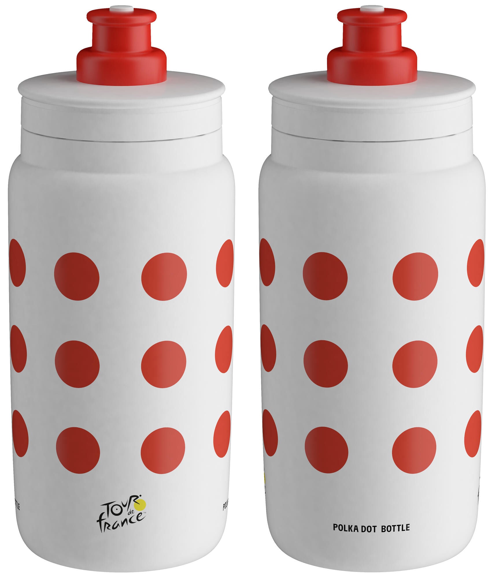 Elite fly tour de france bidon trinkfl. fly tour d e france red polka 550ml