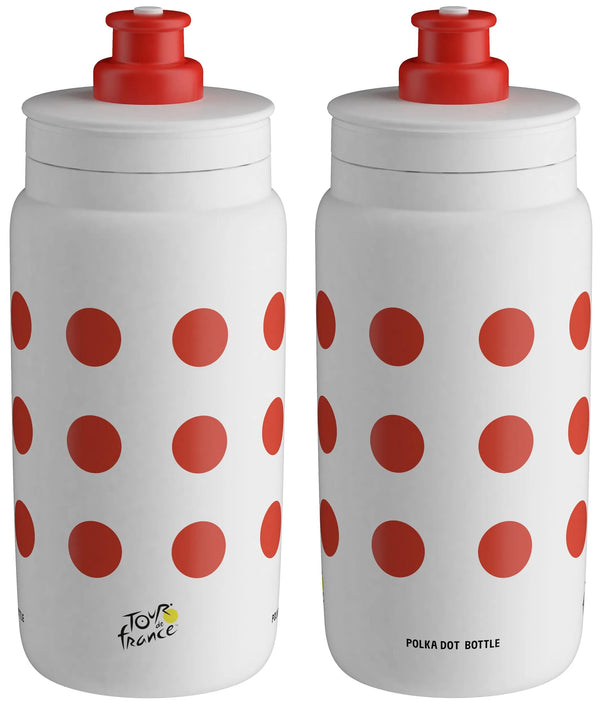 Elite trinkflasche fly tour de france trinkfl. fly tour d e france red polka 550ml