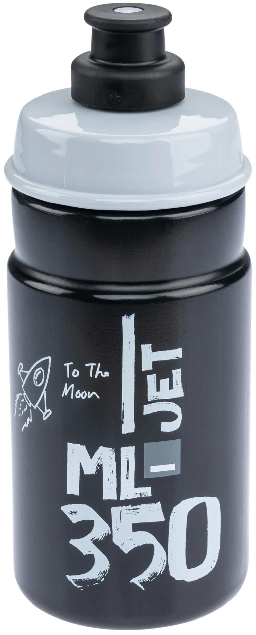 Elite trinkflasche jet bottle jet black grey