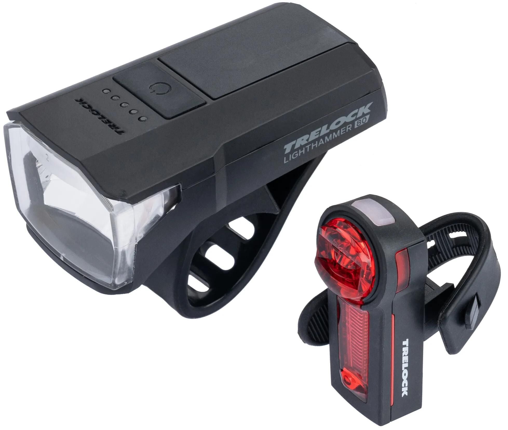 Trelock verlichtingsset lichthamer ls 480 ls 740 80 lux