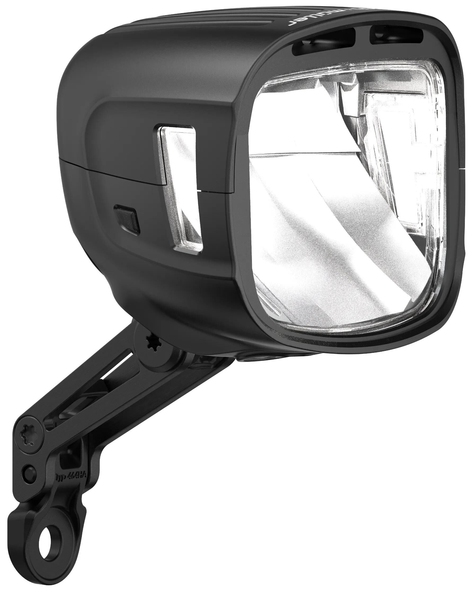 Busch + müller scheinwerfer lumotec iq-xl highbeam led fr.light b m lumotec matt black