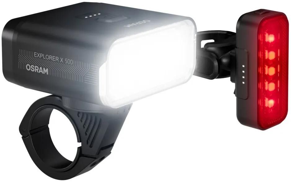Osram leuchten-set leds bike explorer x 500 set rechargeable headli ledsbike explorer x 500