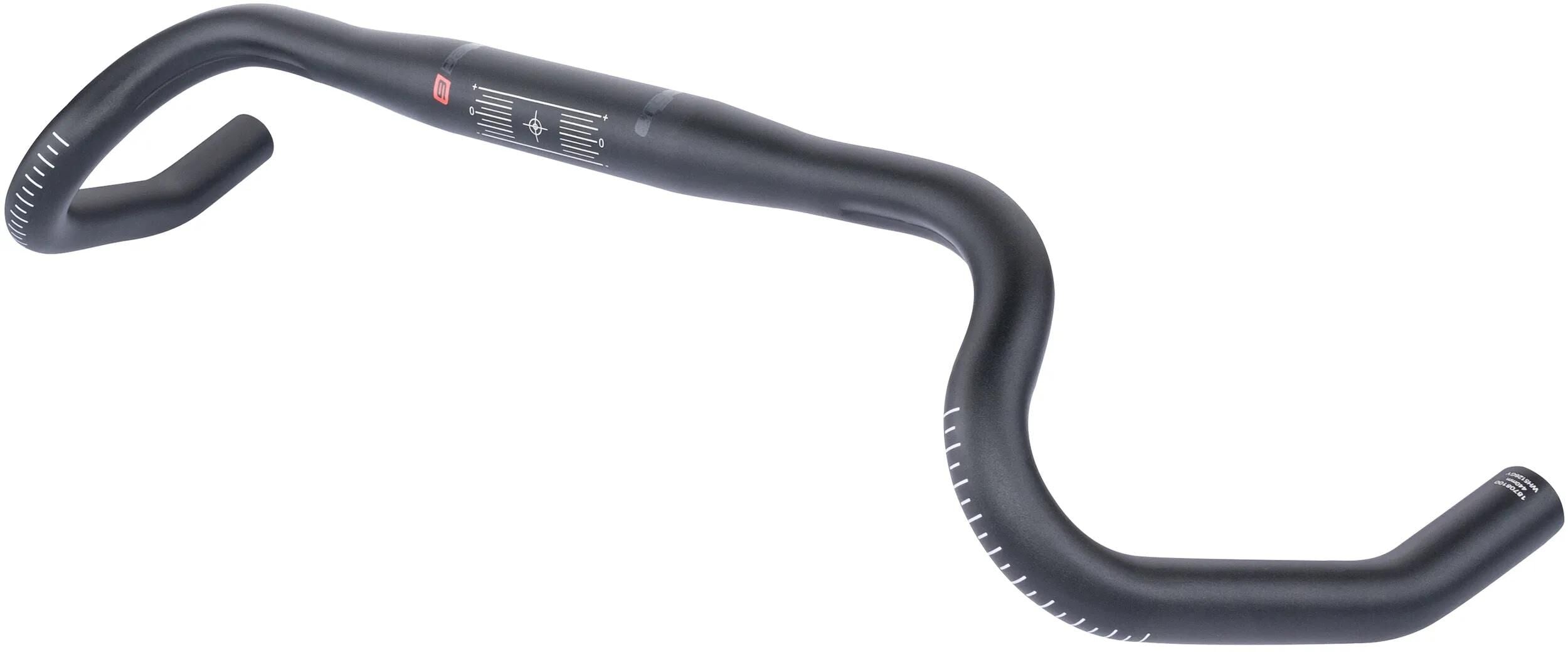 Elvedes ergotec stuur grind 440 580mm 31,8 21° alu zwart