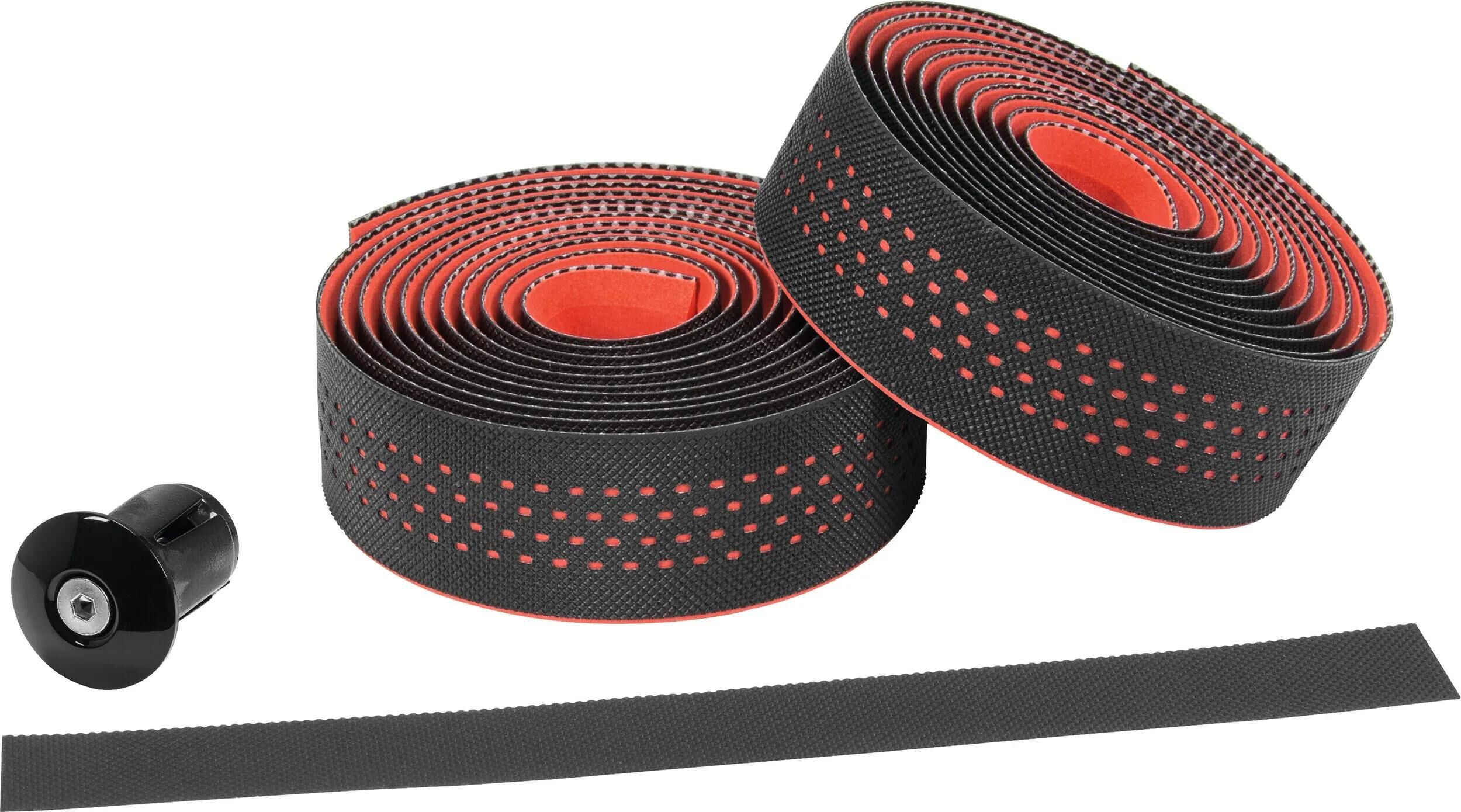 Ergotec lenkerband san remo bar tape san remo pu+gel,black red