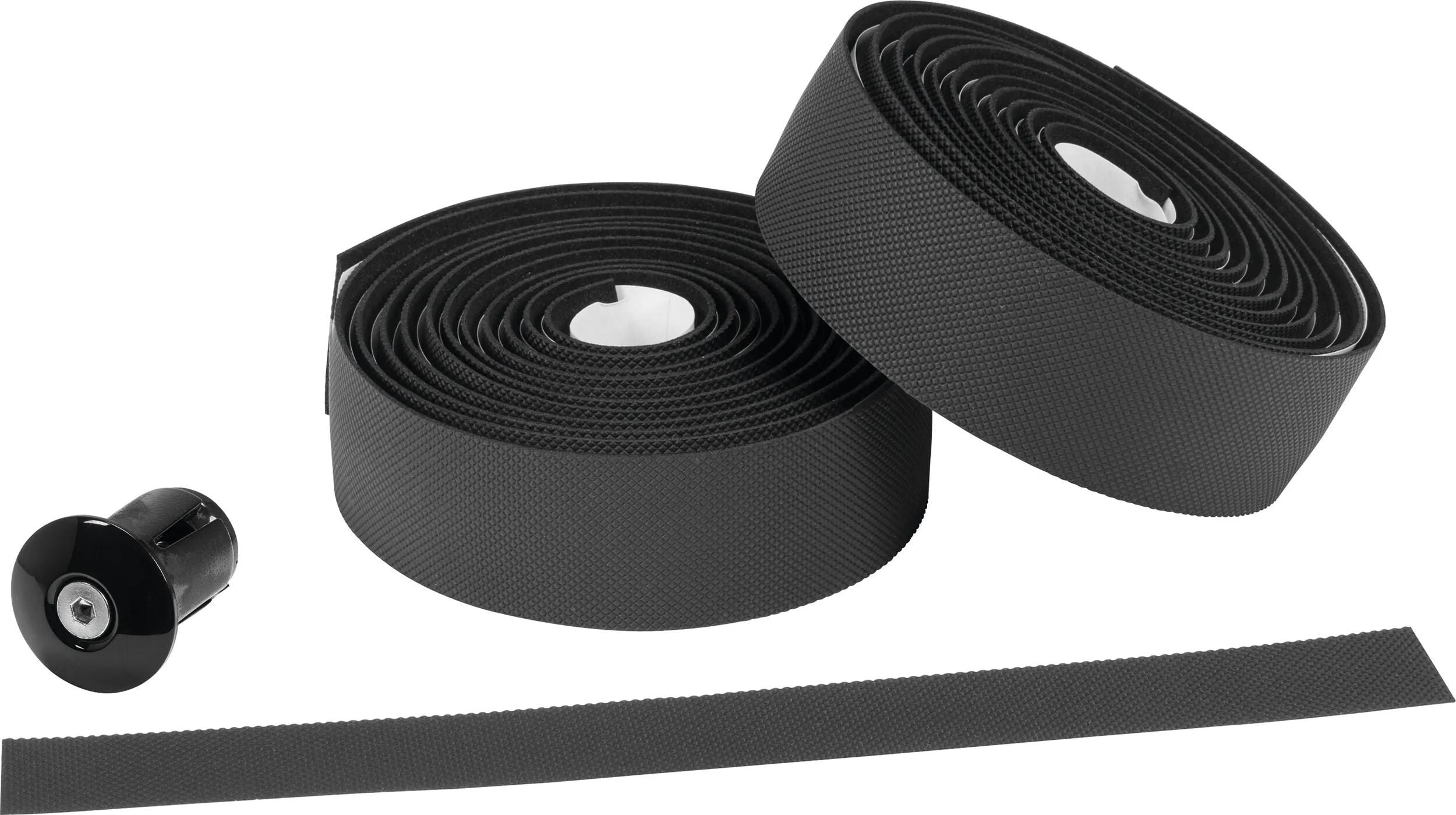 Ergotec vigo stuurlint 3,2mm 2x 2000mm zwart