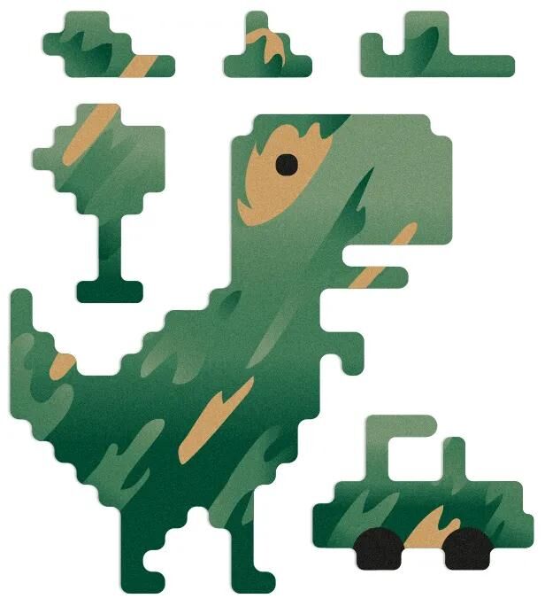 Reflective berlin reflexaufkleber decals refl.sticker refl.berlin decals t-rex camouflage
