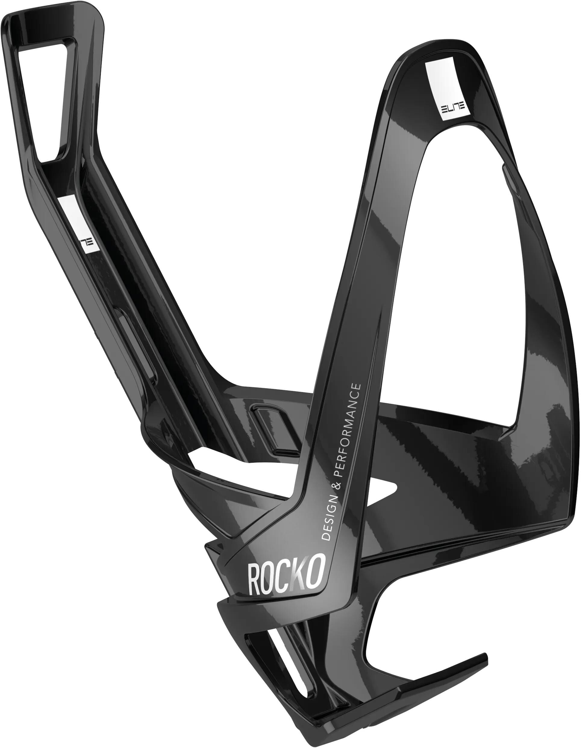 Elite trinkflaschenhalter rocko carbon bot.cage rocko carbon gl.black white