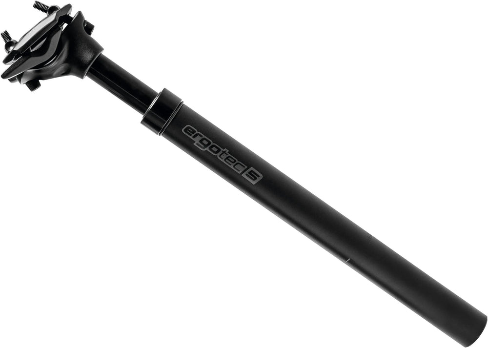 Ergotec Zadelpen Verend SP10.0 30,9mm 350mm of=15mm mat zwart