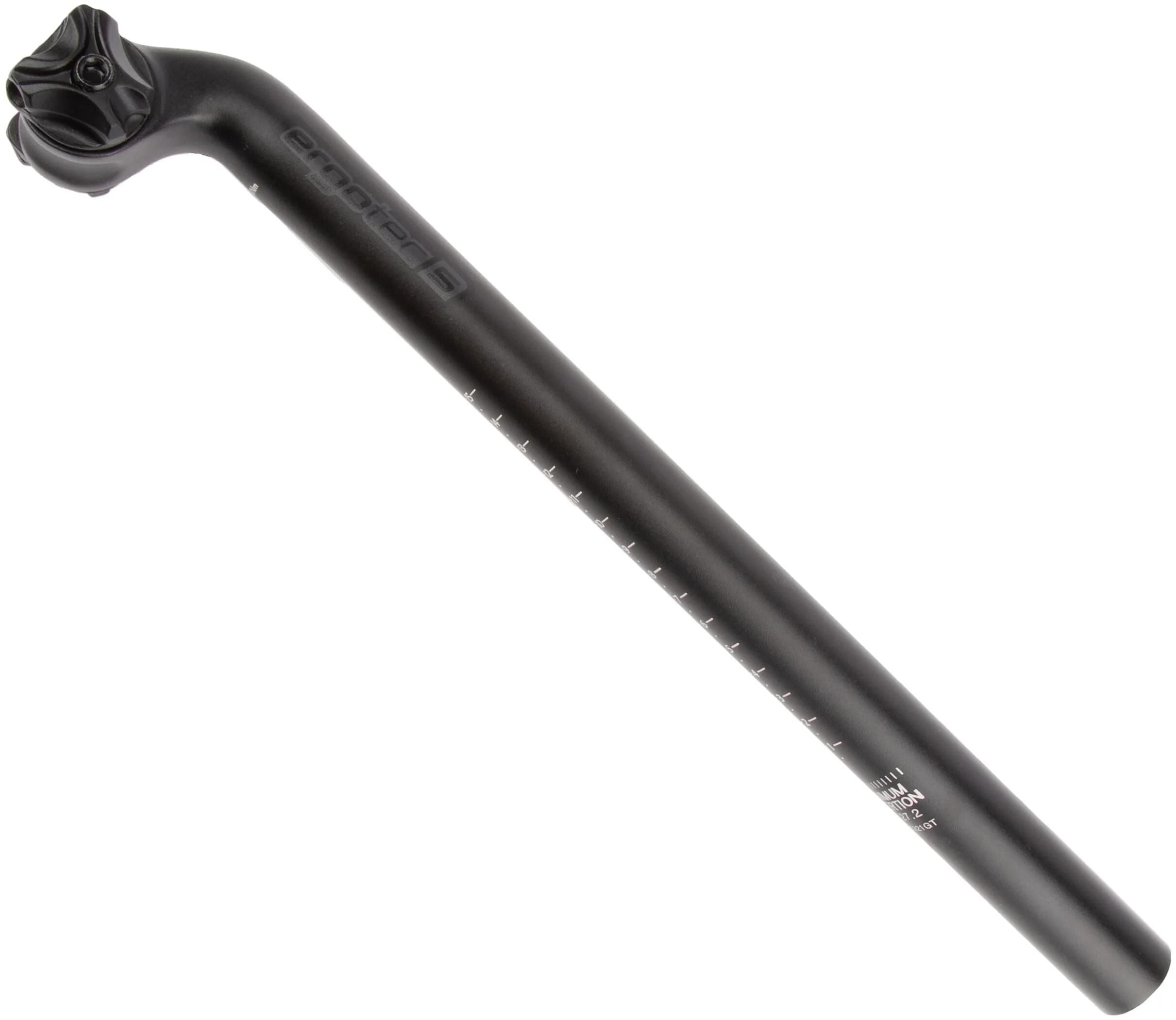 Ergotec zadelpen viper 30° 31,6 x 400 zwart mat