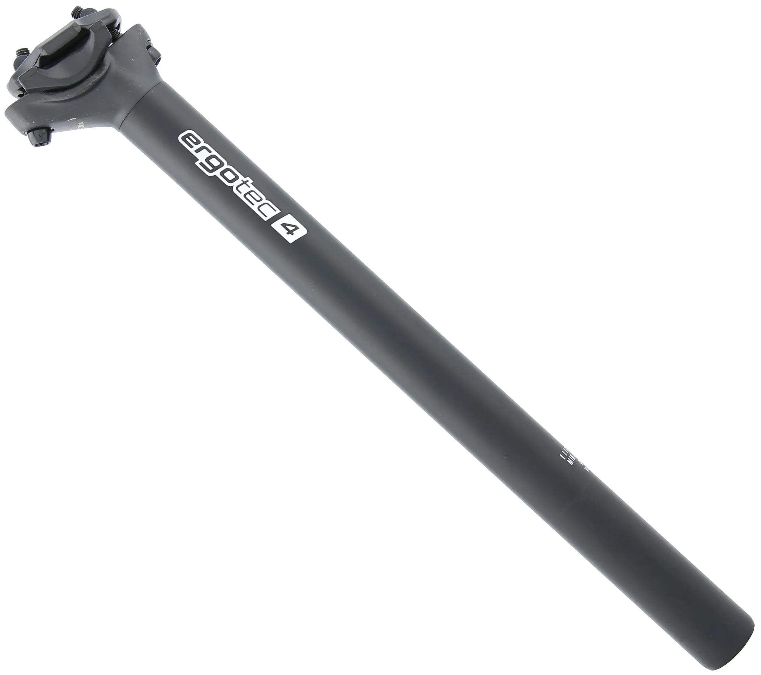 Ergotec zadelpen atar 27,2 x 350 zwart mat