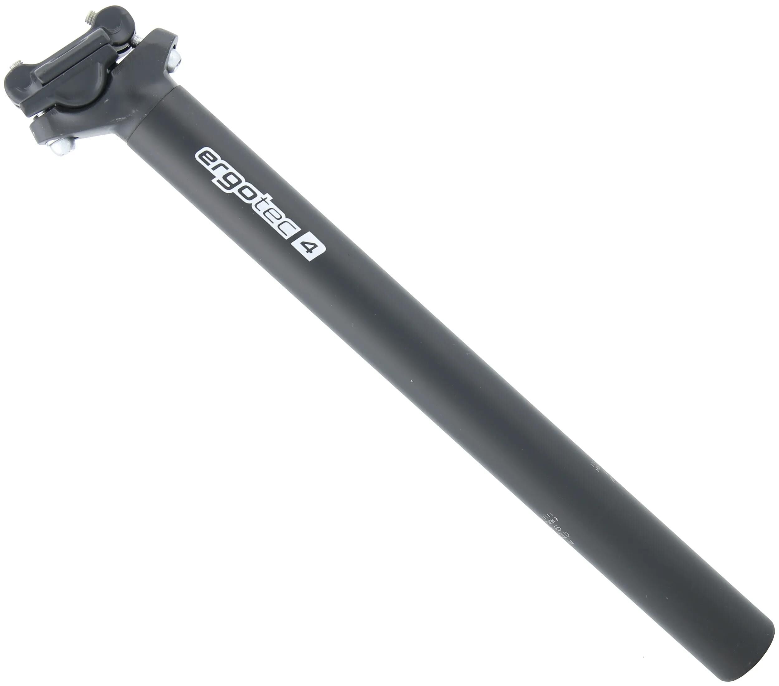 Ergotec zadelpen atar 31,6 x 350 zwart mat