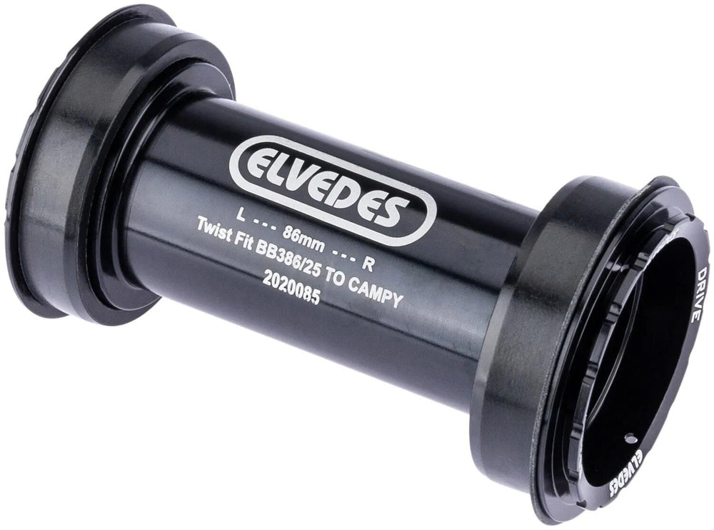 Twist fit trapas Elvedes voor BB386 Campagnolo Ultra Torque zonder lagers 46 x 86 mm