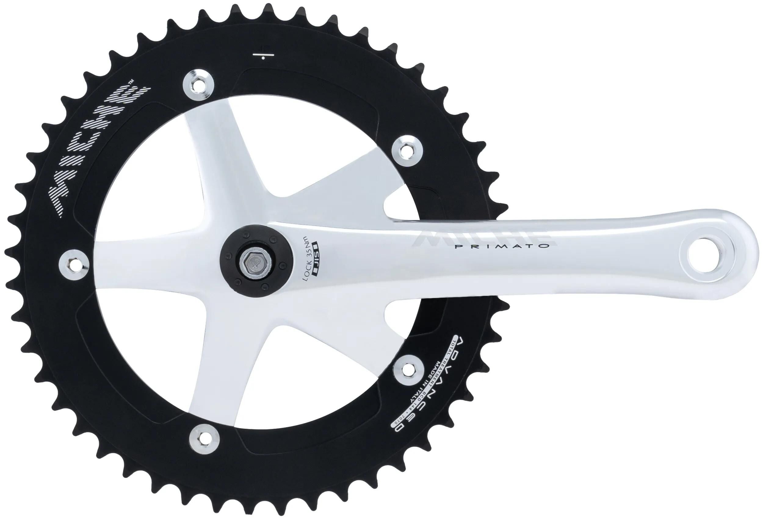 Miche Pédalier Pista Advanced 170mm 48tds. 1 8 argent