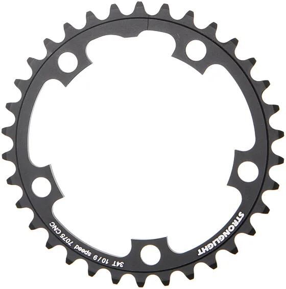 Stronglight kettenblatt zircal 7075 t6 chain ring strongl.zircal 70750t6 110mm 34t b