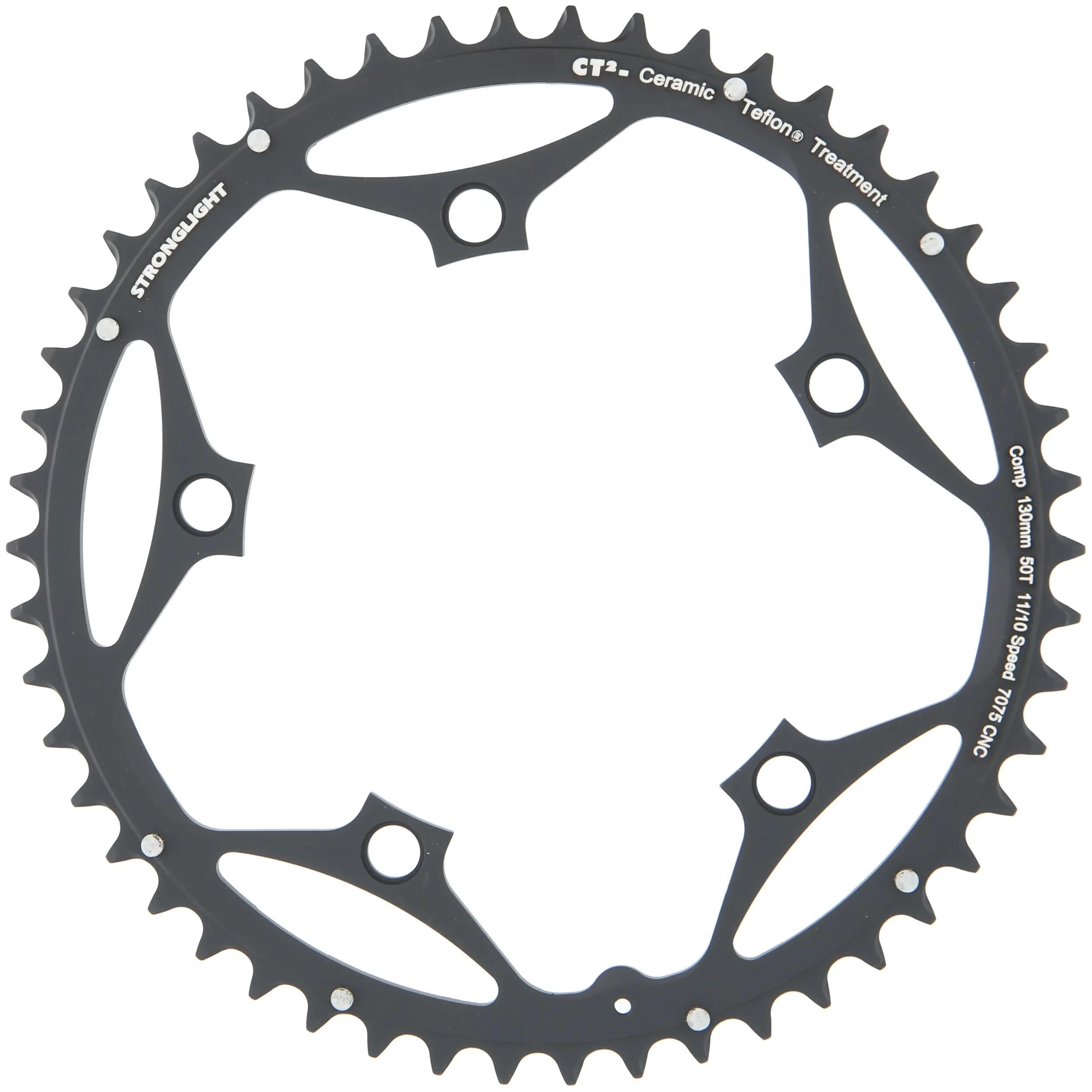 Stronglight kettenblatt ct2 chain ring strongl.ct2 cd130mm 50t b