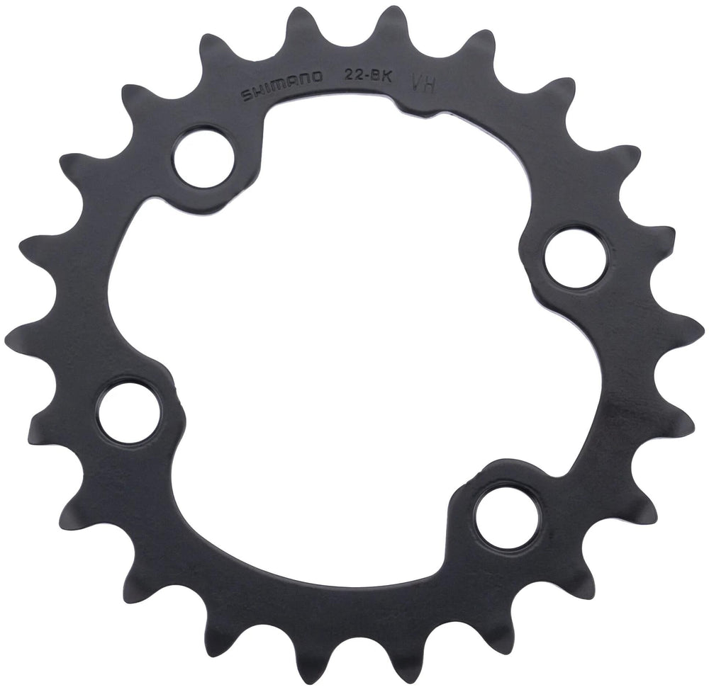Shimano kettingblad 22t keu fc-u6000-2 | 64 mm | zwart